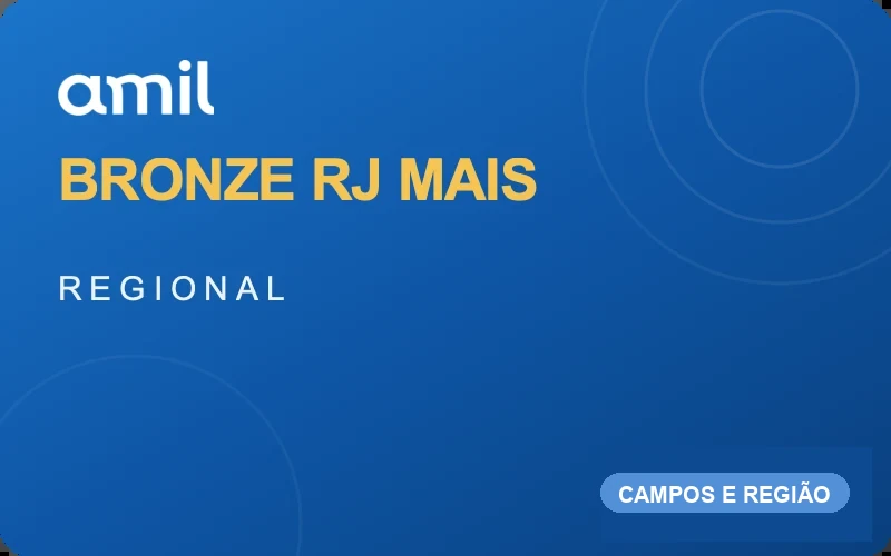 Plano Amil Bronze RJ Mais em Campos dos Goytacazes